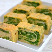 菜の花のたまご焼き　柚子胡椒風味
