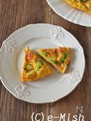 じゃが芋とアスパラのフライパンオムレツ