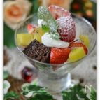 ヨーグルトクリームのトライフル