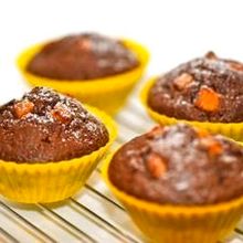 酒かすとチョコレートのノンバター・マフィン