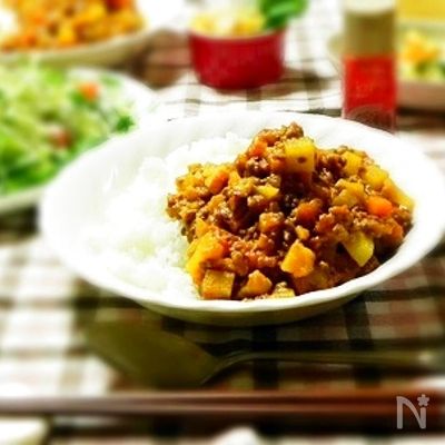 辛くないキーマカレー