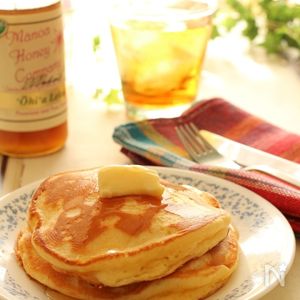 ふわふわもっちりヨーグルトパンケーキ
