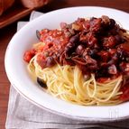 ホタルイカのプッタネスカ