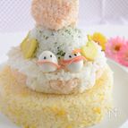 バレンタイン❤ごはんケーキ