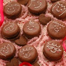 ♥似顔絵チョコマカロン♥
