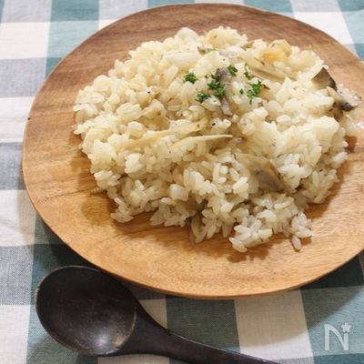 ごぼうと長芋のピラフ