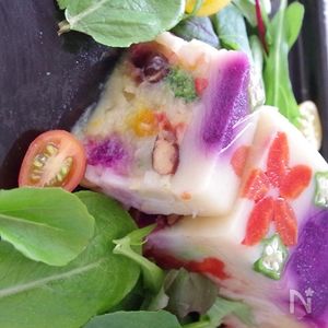 お花の山芋テリーヌ☆ひな祭りにも
