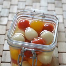 うずらの卵とミニトマトのピクルス(たまごピクルス)