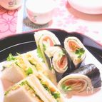 日本酒に合う　和風サンドイッチ　2種