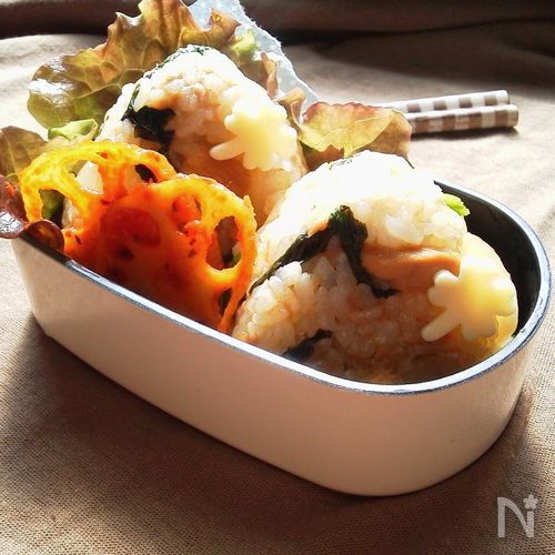 コロコロ大根とツナのワイン味噌おにぎり