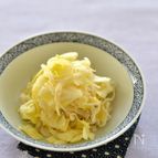 切り干し大根とキャベツのしょうがもみサラダ