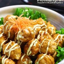 お豆腐でふわふわ♪「チキンボール南蛮」