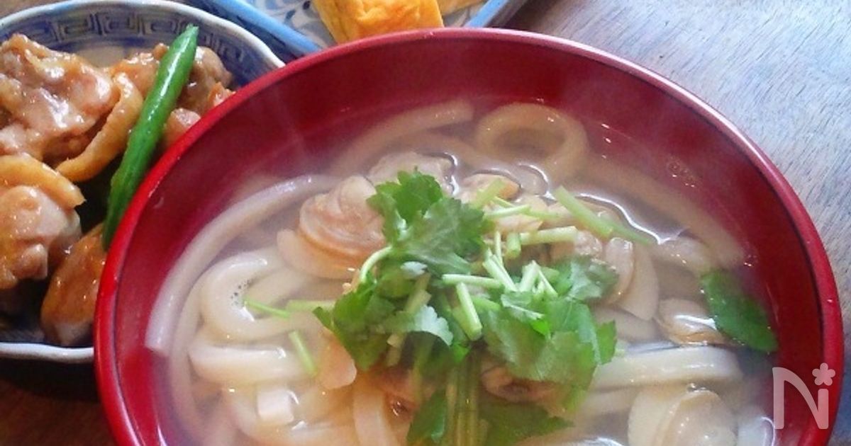 ひなやのまかない 蛤うどん