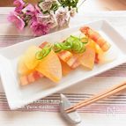 大根とベーコンの柚子胡椒蒸し