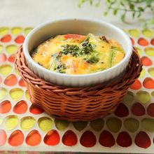 菜の花とベーコンのキッシュ