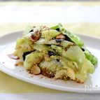 レタスとのりのはさみ焼き