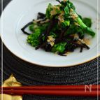 菜の花とひじきの和風和え物