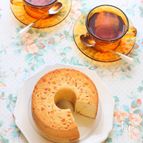 ヨーグルトとオレンジのシフォンケーキ