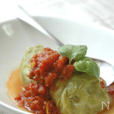 春キャベツのイタリアンロールキャベツ。