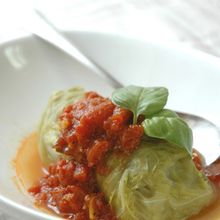 春キャベツのイタリアンロールキャベツ。