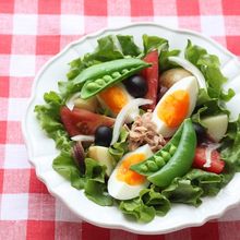 たっぷり春野菜のニース風サラダ