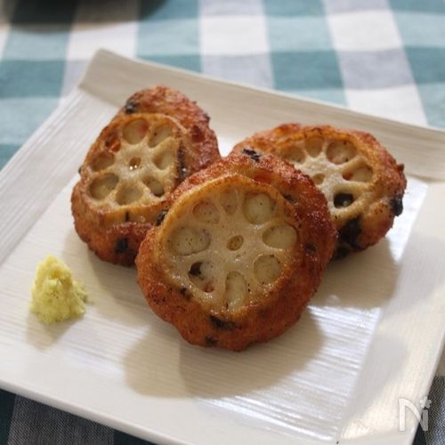 れんこんのせ　ふわコリッ!さつま揚げ