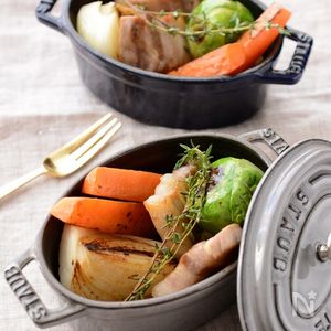 塩豚と野菜のハーブ蒸し