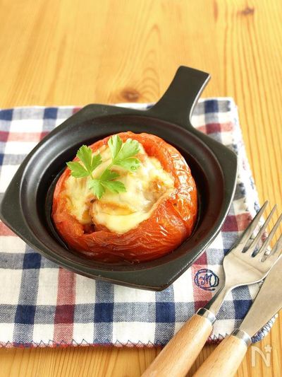 焼きトマトのファルシ By 田岡 美保 レシピサイト Nadia ナディア プロの料理家のおいしいレシピ