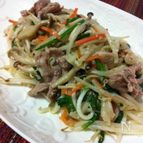 塩麹の野菜炒め