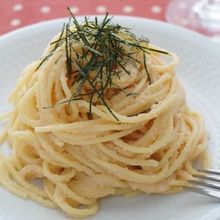 たらこのクリームチーズパスタ