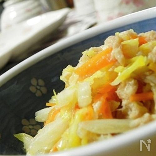 白菜のツナ炒め