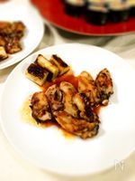 牡蠣のオイスターソースバター焼き