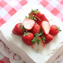 天板ひとつで簡単いちごのショートケーキ