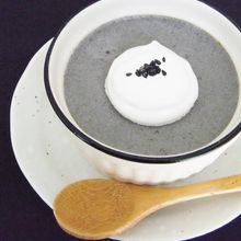 豆乳黒ごまプリン