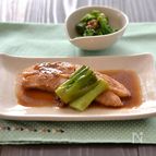 カレイの蒸し煮つけ