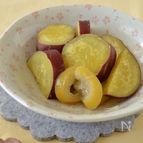 さつま芋のはちみつ塩レモン煮
