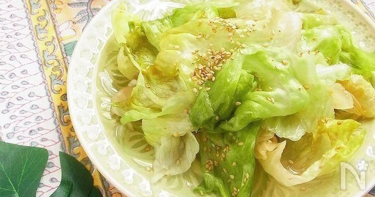 レンジで2分 蒸しレタスの柚子胡椒ナムル By 庭乃桃 レシピサイト Nadia ナディア プロの料理家のおいしいレシピ レンジで2分 蒸しレタスの柚子胡椒ナムル By 庭乃桃 レシピサイト Nadia ナディア プロの料理家のおいしいレシピ