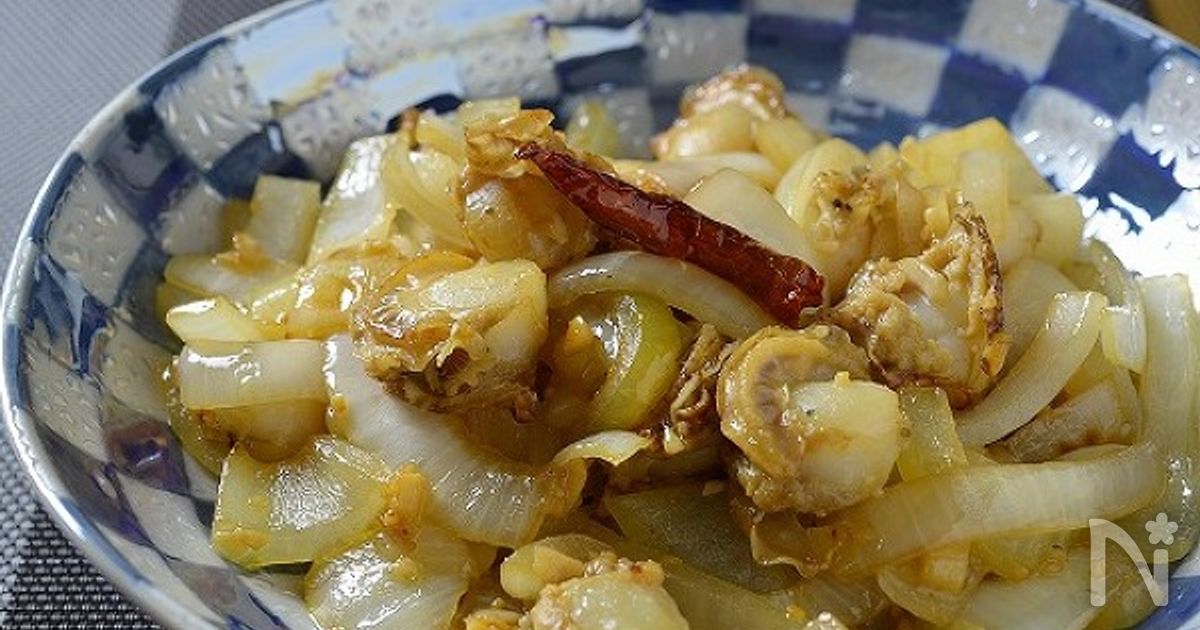 簡単 新玉葱が甘い ベビーホタテと玉葱のアーリオ オーリオ By 調理師 料理家 槙 かおる レシピサイト Nadia ナディア プロの料理家のおいしいレシピ