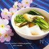 はんぺんと春野菜の昆布出汁さっと煮 わさび添え