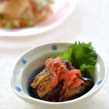 なすのおかかトマト浸し