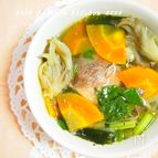 臭みなし!さば缶とたっぷり野菜のスープ