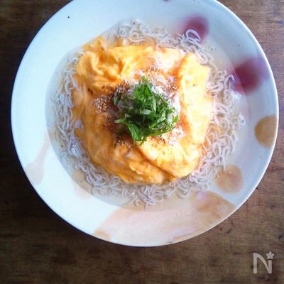釜揚げしらすあんかけオムライス