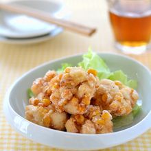 コーンチキンから揚げ