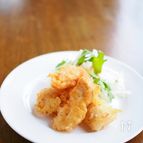 サックリ味付き衣の洋風唐揚げ