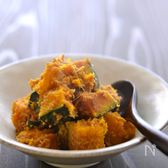 かぼちゃのごまみそ蒸し