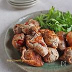 ミニトマトのシンプル豚巻きソテー