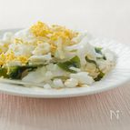 新玉ねぎのミモザサラダ