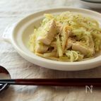 やわらか蒸し鶏と筍の中華和え