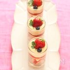 いちごのグラスデザート