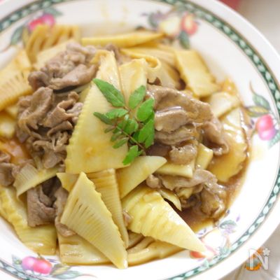 筍と豚肉の甘酢炒め